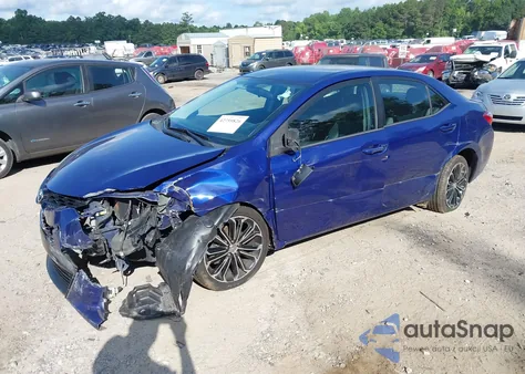 2016 Toyota Corolla S Plus from USA, damaged, VIN 2T1BURHE6GC563524